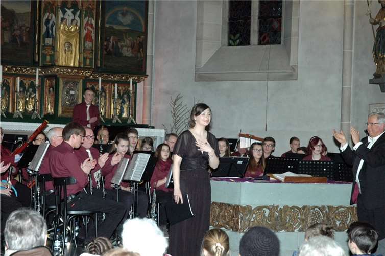 Auch Solistin Miriam Klein erntete viel Applaus für ihre Darbietung.