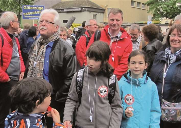 Auch Stadtbürgermeister Gerd Heim begleitete die Bürgerinitiative mit nach Rüdesheim.