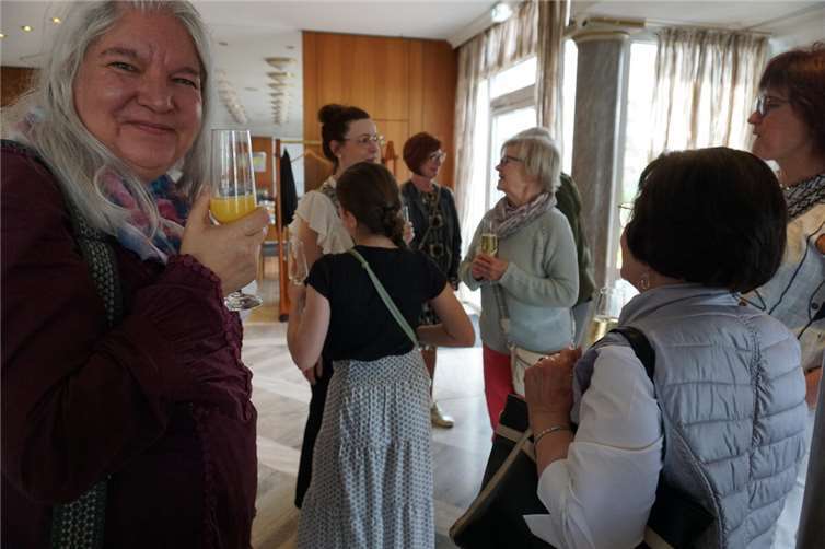 Auch Ullrike Kretschmer von der VHS besuchte die Ausstellung.