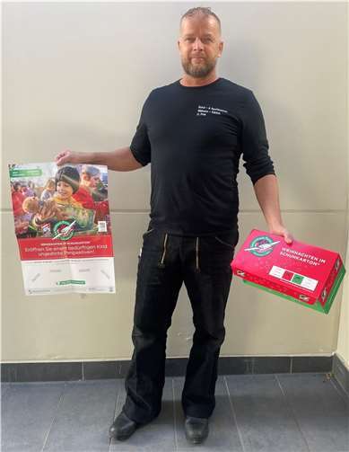 Jetzt mitpacken Auch Uwe Fink, Hausmeister der Realschule plus, Außenstelle Weißenthurm, unterstützt das Projekt seit letztem Jahr in der Verbandsgemeinde Weißenthurm. Quelle: VG Weißenthurm