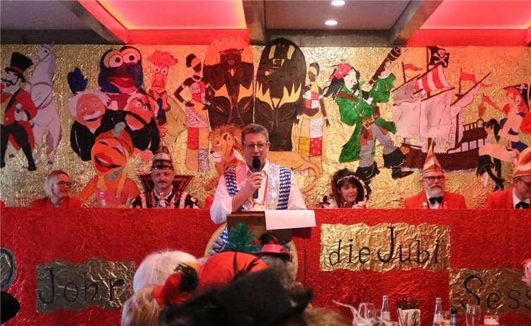 Auch Vorträge gehörten zum närrischen Programm.