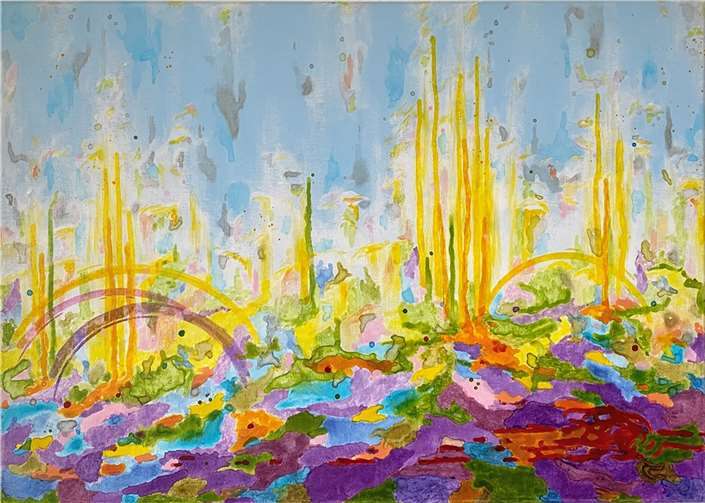 Auch Werke von Bettina Antoinette Alberts sind zu sehen.