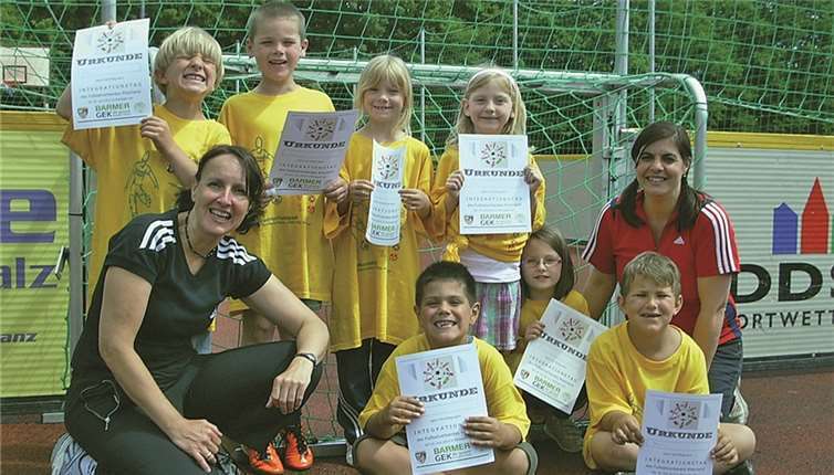 Auch am diesjährigen Integrationstag des Sportvereins Remagen beteiligten sich die Vorschulkinder. Privat