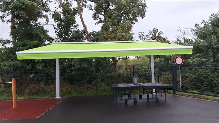 Auch an der Interimsschule in Odendorf wurden Maßnahmen umgesetzt. Fotos: privat