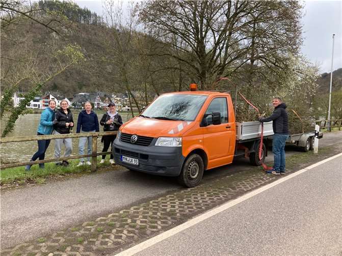 Auch an der Mosel wurde gereinigt.