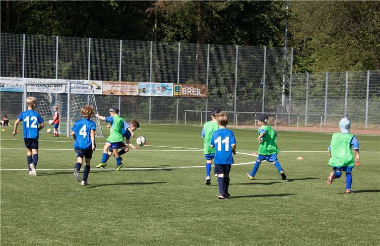 Auch bei den Jüngsten war jeder Punkt sportlich erkämpft.