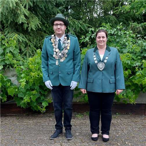 Auch beim diesjährigen traditionellen Königsschießen schossen die St. Matthias Schützen ihre neuen Majestäten aus.