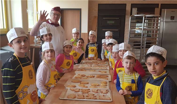 Auch das Bäckerhandwerk galt es zu erkunden.