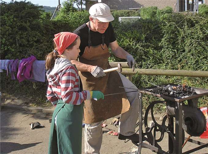 Auch das Handwerk im Mittelalter wurde thematisiert.
