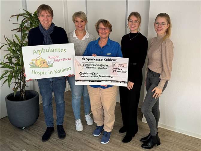 Auch das Kinderhospiz in Koblenz wurde bedacht.