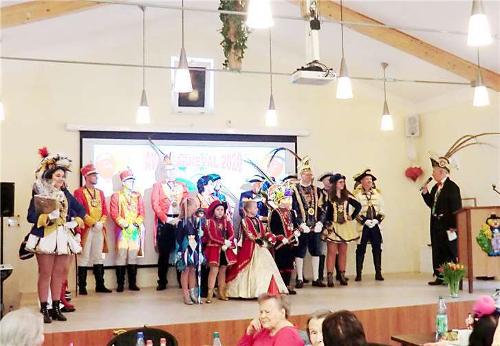 Auch das Kinderprinzenpaar war vor Ort. Foto: privat