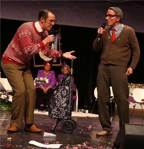 Auch das Koblenzer Mundart Duo „Willi und Ernst“ gaben sich die Ehre.