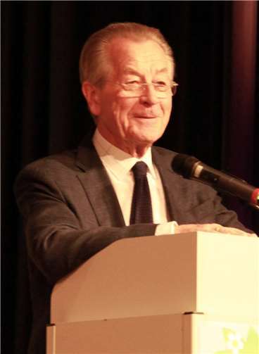 Auch das Lachen kam in der Rede von Franz Müntefering nicht zu kurz.