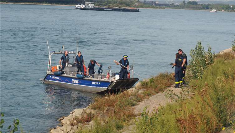 Auch das THW Bendorf war in den vergangenen Jahren beim RhineCleanUp aktiv. Foto: Stadt Bendorf