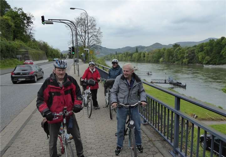 Auch das Wetter bieb den Remagener Radlern gewogen.  privat