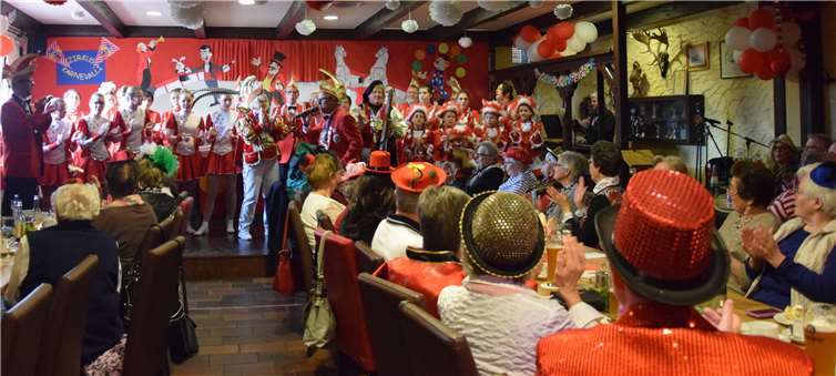 Auch das amtierende Dreigestirn wurde gefeiert.