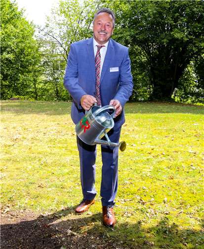 Auch dem Verbandsbürgermeister Hans-Werner Breithausen bereitete das Handeln für die Umwelt Freude.