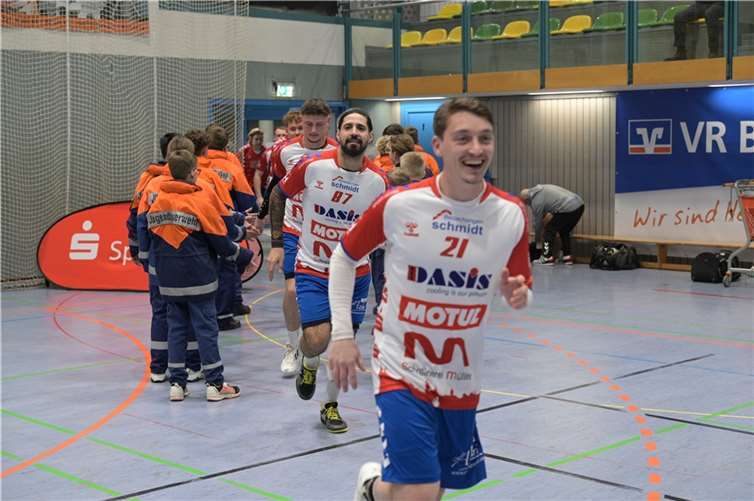 Auch den Spielern war die Freude anzusehen.