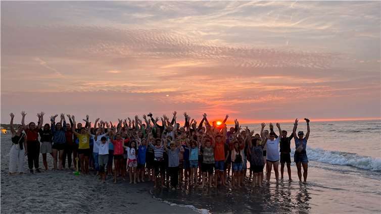 Auch den Strand der Insel wurde in den zwei Wochen genossen.