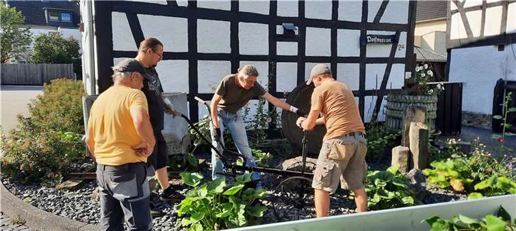 Auch der Außenbereich wurde auf Vordermann gebracht. Foto: privat
