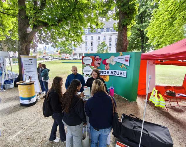 Auch der Bereich Gesundheit und Pflege war mit etlichen Ausstellern vertreten.