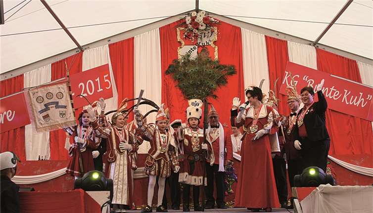 Auch der Besuch des Kinderdreigestirns aus Köln durfte auch dieses Jahr auf der Kindersitzung in Walporzheim nicht fehlen. Privat