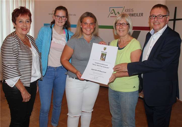 Auch der Jugendtreff Mayschoß wurde ausgezeichnet.