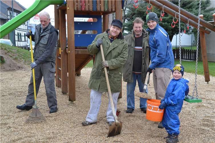 Auch der Kinderspielplatz an der Vivatsgasse ist wieder top sauber.
