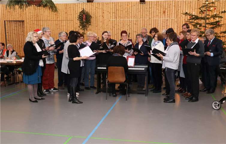 Auch der Kirchenchor „Cäcilia“ Waldorf wusste mit seinen Liedern zu gefallen.