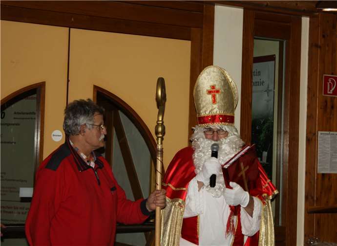 Auch der Nikolaus kam vorbei.