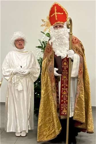 Auch der Nikolaus kam zu Besuch. Foto: privat