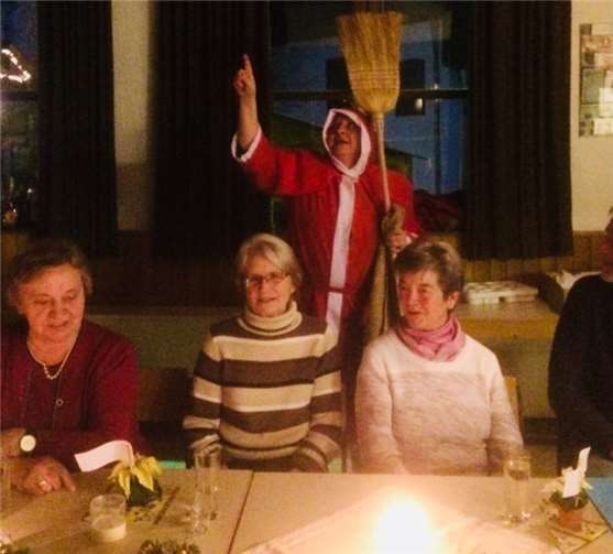 Auch der Nikolaus kam zu Besuch.privat