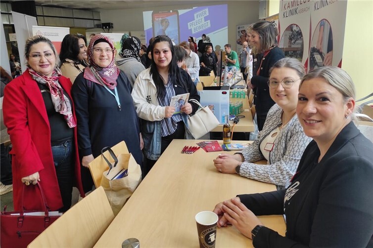 Auch der Stand der Pflegeschule des Heinrich-Hauses war sehr gut besucht.
