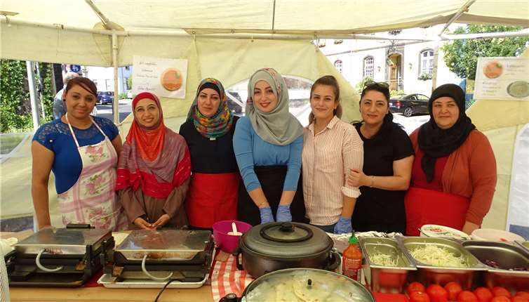 Auch der deutsch-türkische Vereinwar auf dem Kirmesgelände vertreten.