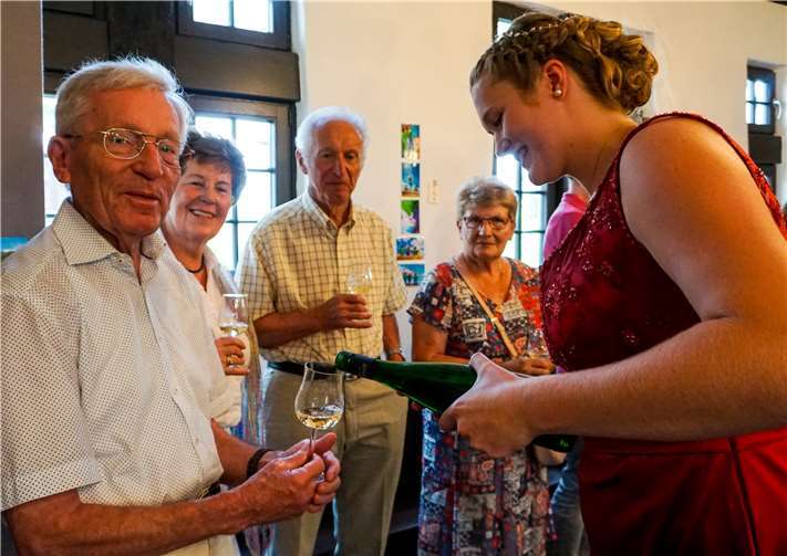 Auch der ehemalige Ortsbürgermeister Hans-Josef Koggel ist der Heimat und dem Wein verbunden. Foto EP