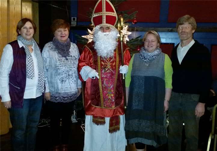 Auch der heilige Nikolaus besuchte die Schützen. privat