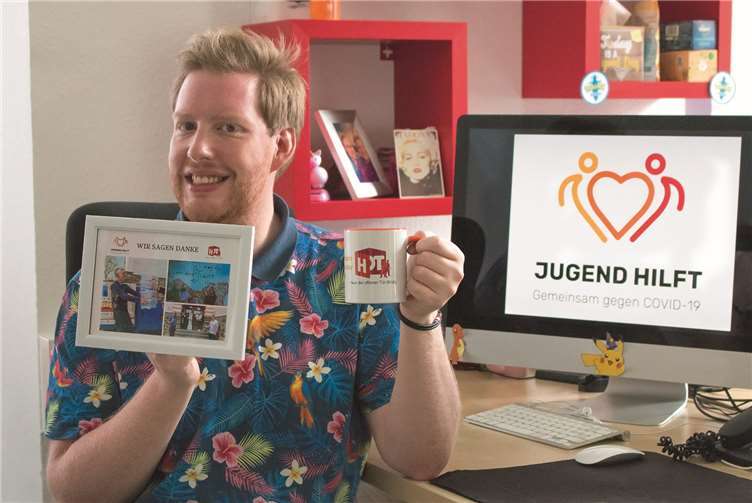 Auch die Agentur Friedsam, die sich um die Gestaltung der Kampagne und viele Koordinationsaufgaben gekümmert hatte, wurde mit den vom HoT kreierten Dankeschön bedacht. Foto: FRIEDSAM. Werbeagentur