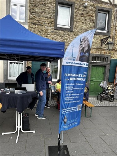 Auch die Amateurfunker des Ortsverbands Mittelrhein (K 32) waren mit dabei.