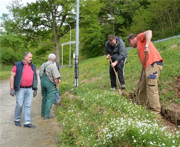 Auch die Anlage rund um die Schießanlage muss instand gehalten werden. privat