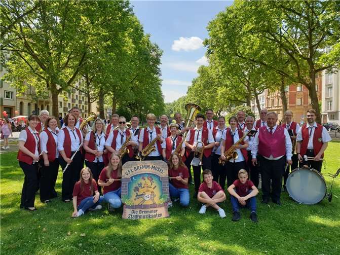 Auch die Bremmer Stadtmusikanten sind mit dabei. Quelle: Regionalinitiative „Faszination Mosel“