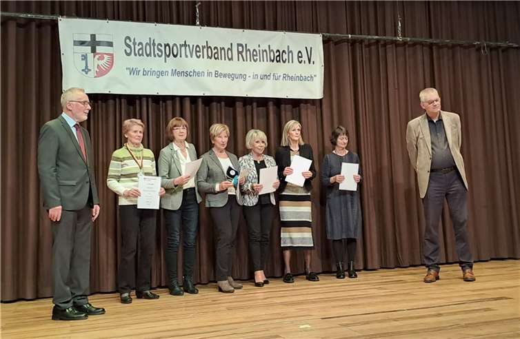 Auch die Damen 60 wurden geehrt.