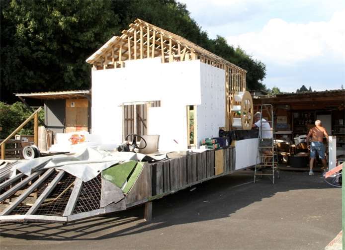 Auch die Dausenauer Mühle wird nachgebaut.