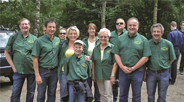 Auch die Dorfgemeinschaft Wolfenacker ließ es sich wieder nicht nehmen, ihre Freunde in Datzeroth zu besuchen.