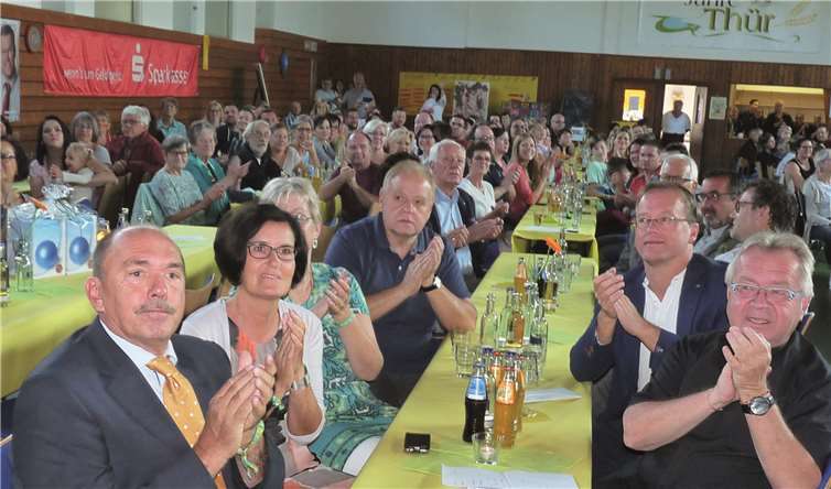 Auch die Ehrengäste waren von derkindgerechten Jubiläumsfeier begeistert.