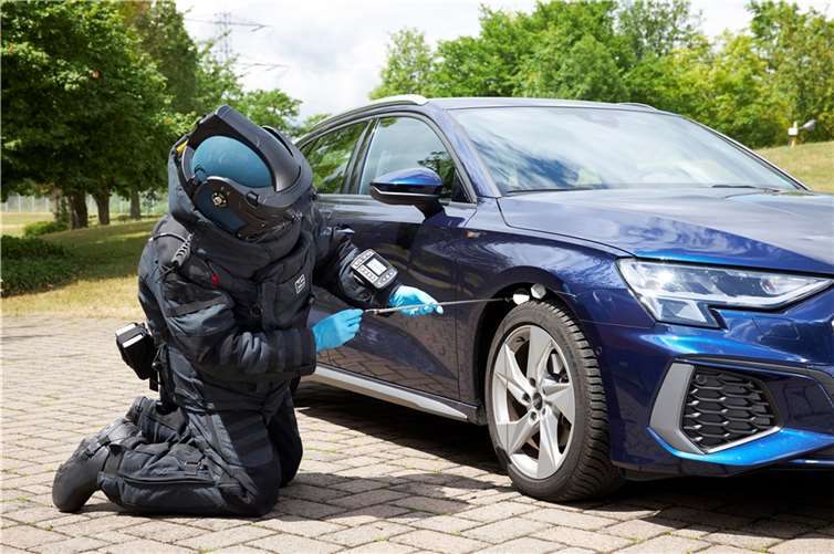 Auch die Entschärfung von Bomben gehört zur Arbeit der Polizei. Foto: privat