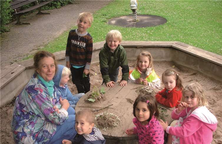 Auch die Erzieherinnen bekamen neue Impulse für ihre Arbeit.