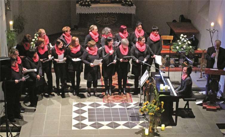 Auch die Frauenschola begeisterte mit ihren Vorträgen. privat