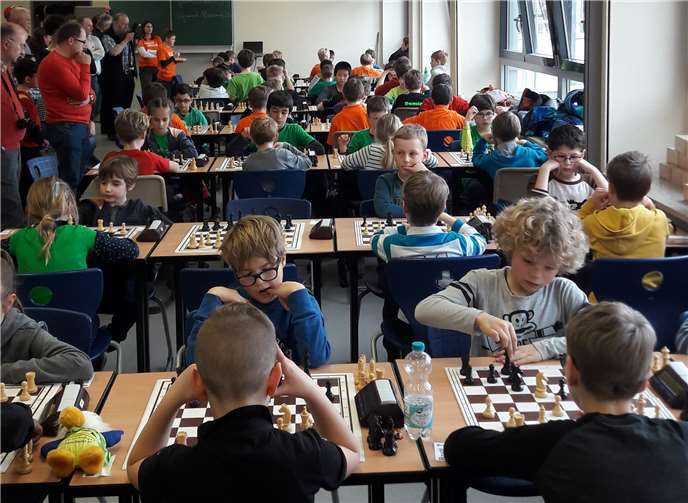 Auch die Grundschüler waren aktiv.