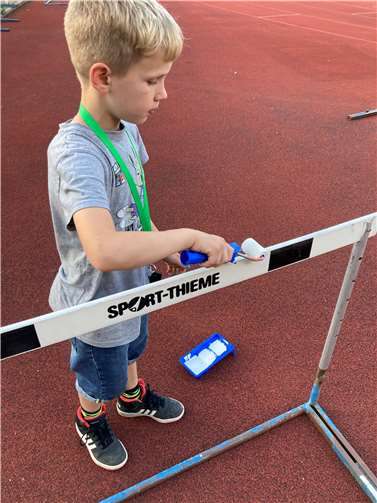 Auch die Hürden wurden repariert.