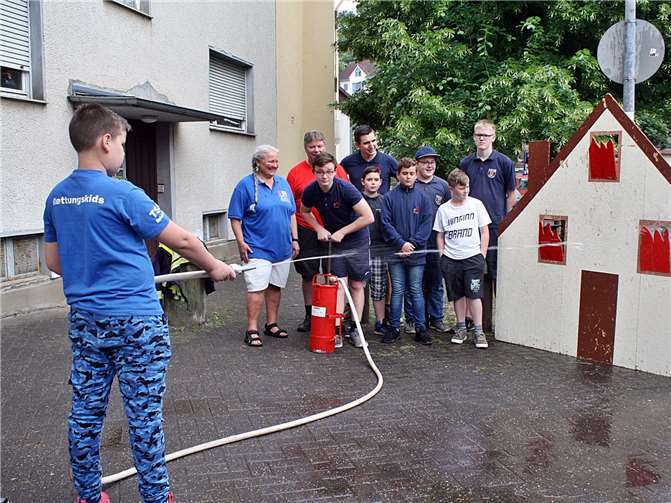Auch die JFW tat ihren Teil zum gelingen des Spielfestes bei.